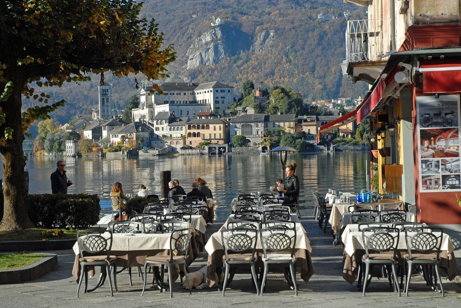 Isola di San Giulio vista dalla sponda di Orta – Orta S. Giulio IT